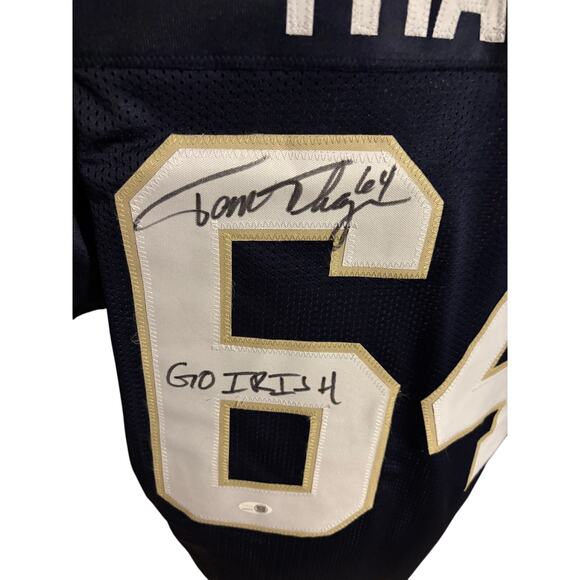 Tom Thayer Signed Notre Dame Jersey - Picture 3 of 3